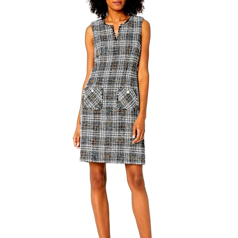 KARL LAGERFELD PARIS WOMEN'S TWEED DRESS